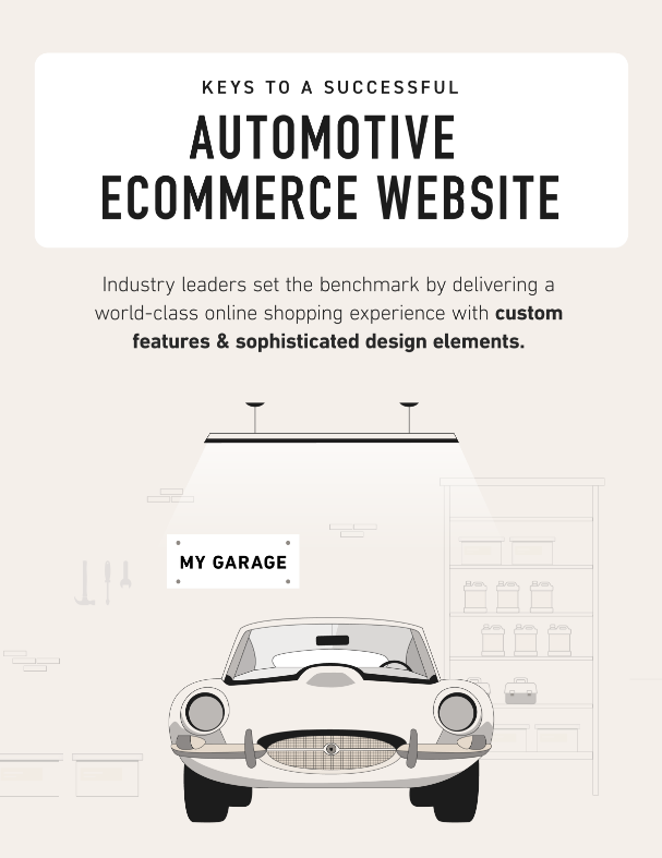 Cover for Keys To A Successful Automotive Ecommerce Website.